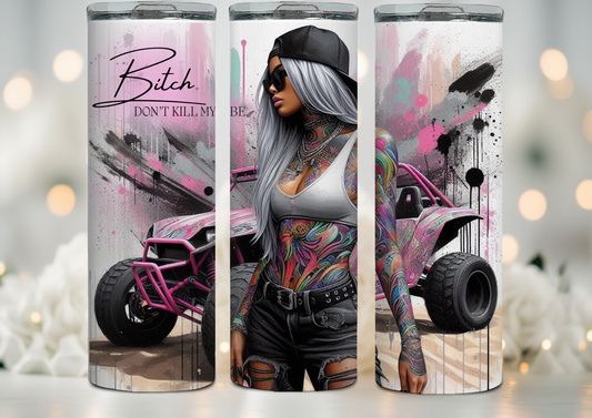 Tumbler Frau auto