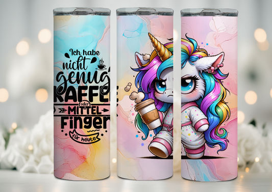 Tumbler einhorn schlecht gelaunt