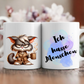 Tasse ich hasse menschen weiss glänzend