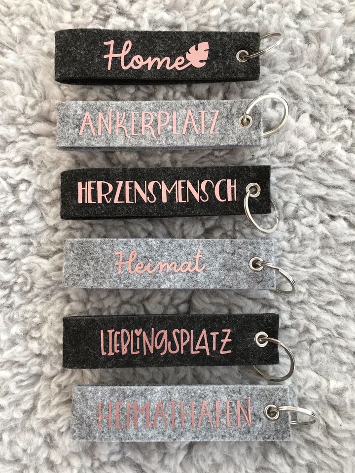 Schlüsselanhänger filz